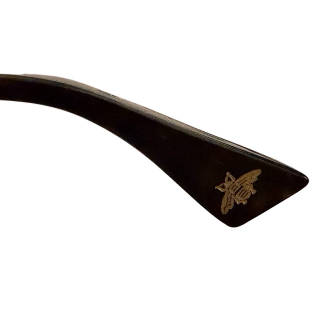 Gucci Red/Green Gradient Round Sunglasses, Gold Frame, NIB560 - Picture 8 of 9